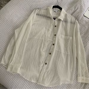 Princess polly beachy white button up